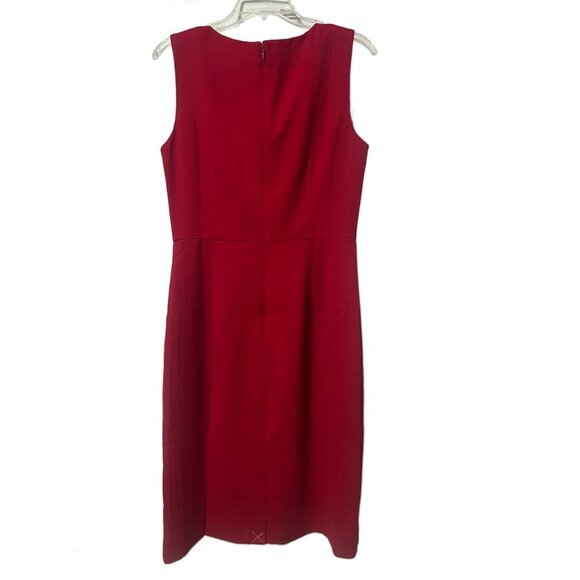 J. Crew 365 Red Cocktail Dress, Size 10 Tall - Picture 4 of 14